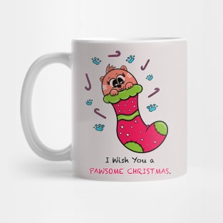 I wish You a Pawsome CHRISTMAS. Mug